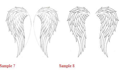 How to Draw Angel Wings