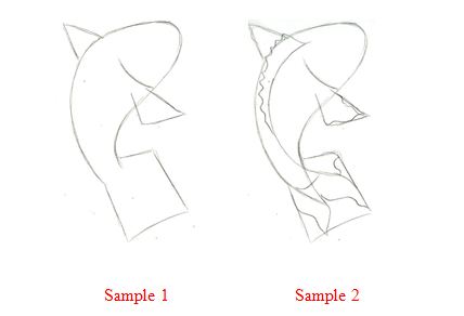 Before we add detail we need to understand how a koi fish is made up Before we add detail we need to understand how a koi fish is made up