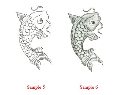 How to Draw a Koi Fish