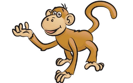 How to draw a monkey