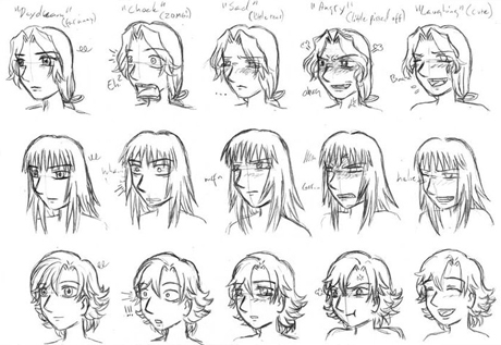 faces to draw. Lots of faces