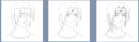 How to draw guide – learn how to draw » Learn to draw Itachi Uchiha