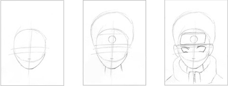 How to Draw NARUTO face I Easy 