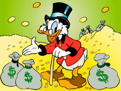 Scrooge and his money