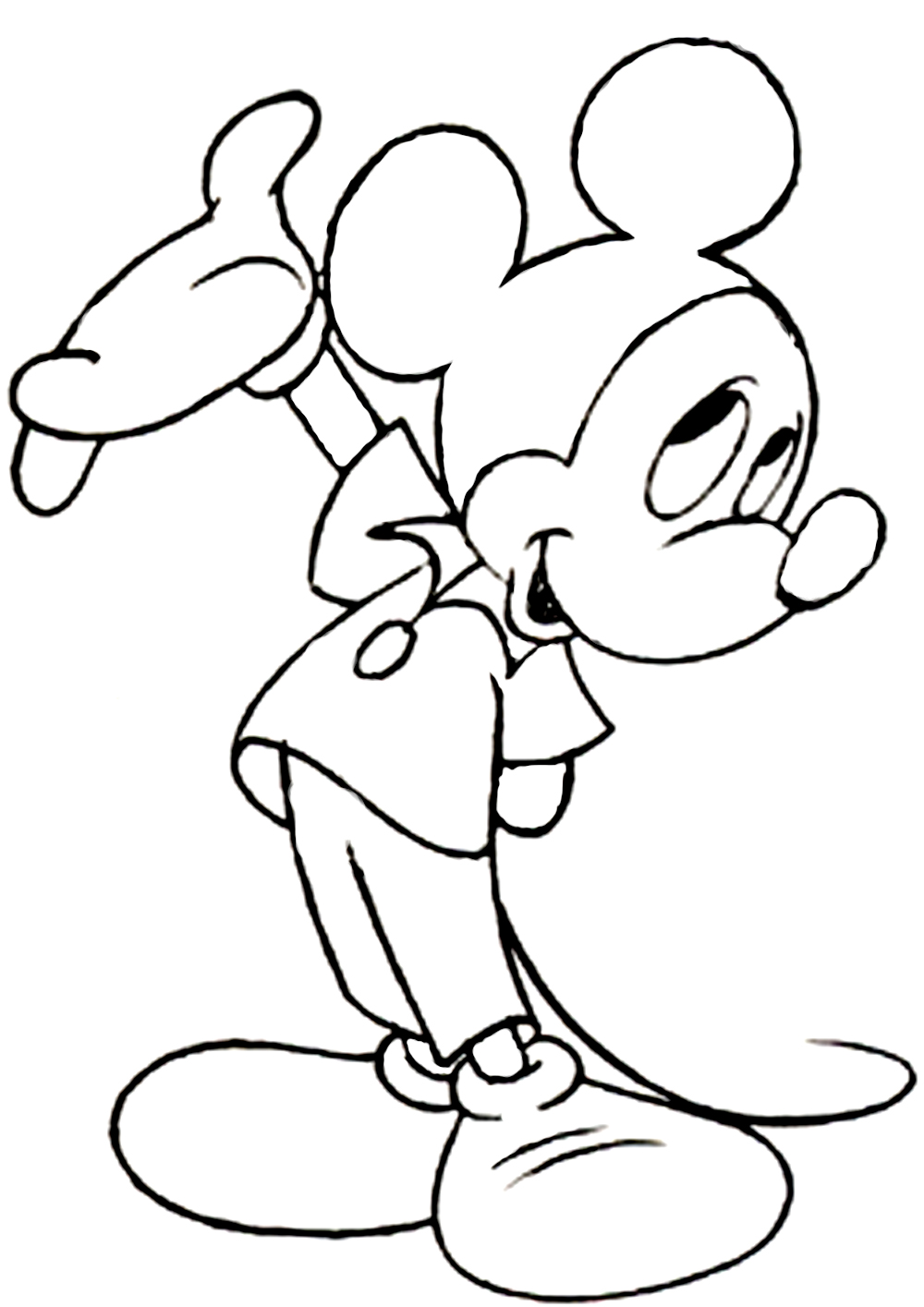 Mickey Mouse Coloring Pages