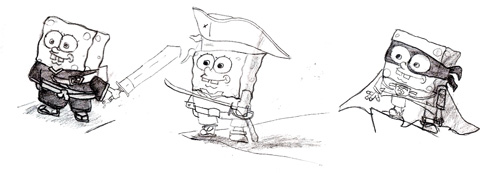 Learn to draw Spongebob