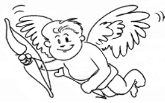 How to draw cupid