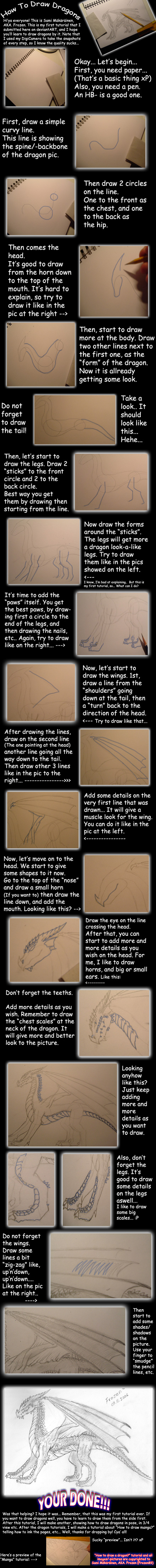 How to draw a dragon